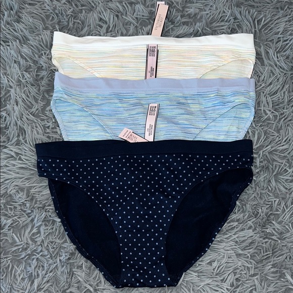 Victoria Secret 3 pair Panty Bundle Medium - Picture 1 of 2
